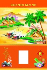 Lịch Tết Đón Xuân DÁNG QUÊ